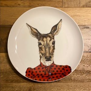 West Elm Dapper Animal Plate Deer
